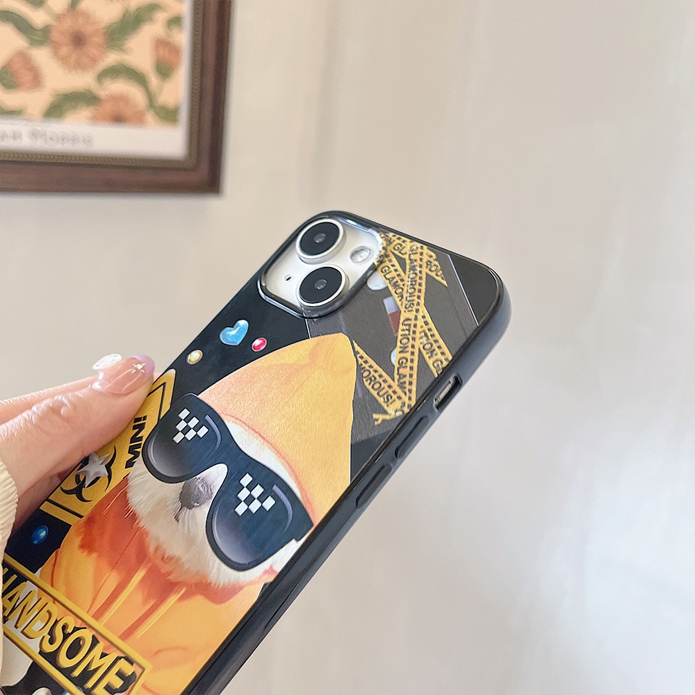 Casing IPhone Kompatibel Untuk IPhone 14 Pro Max Lucu Keren Sunglasse Kucing Iphone13 /13 Pro Ip12 /12 Pro Max Iphone11X XS XR 7 8 Plus Anti Gores Lembut TPU Belakang Sarung Handphone