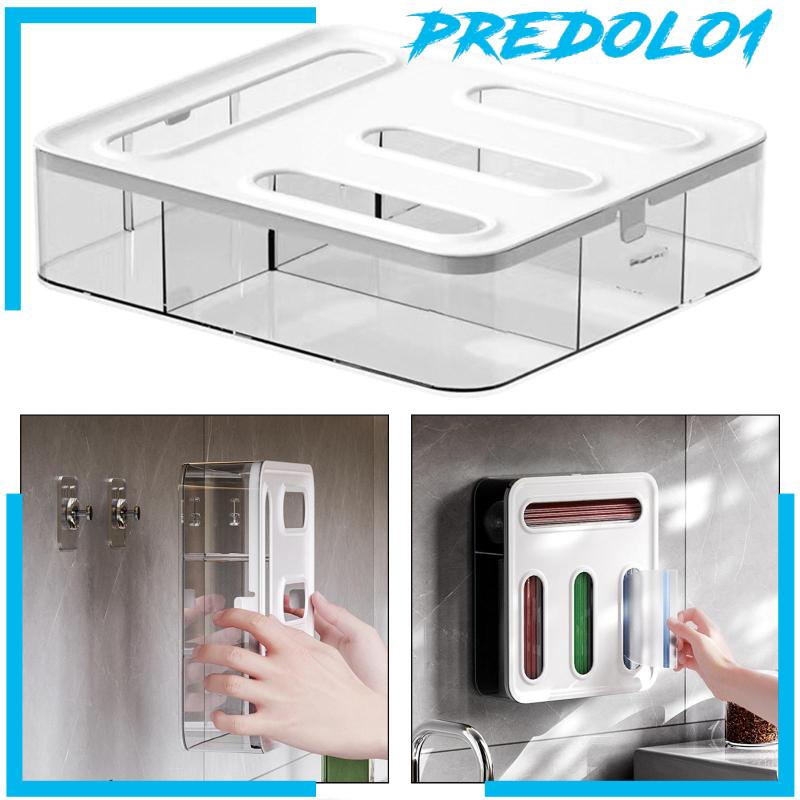 [Predolo1] Food Bag Storage Organizer Foil Cling Film Kotak Tempat Penyimpanan Untuk Cling Wrap