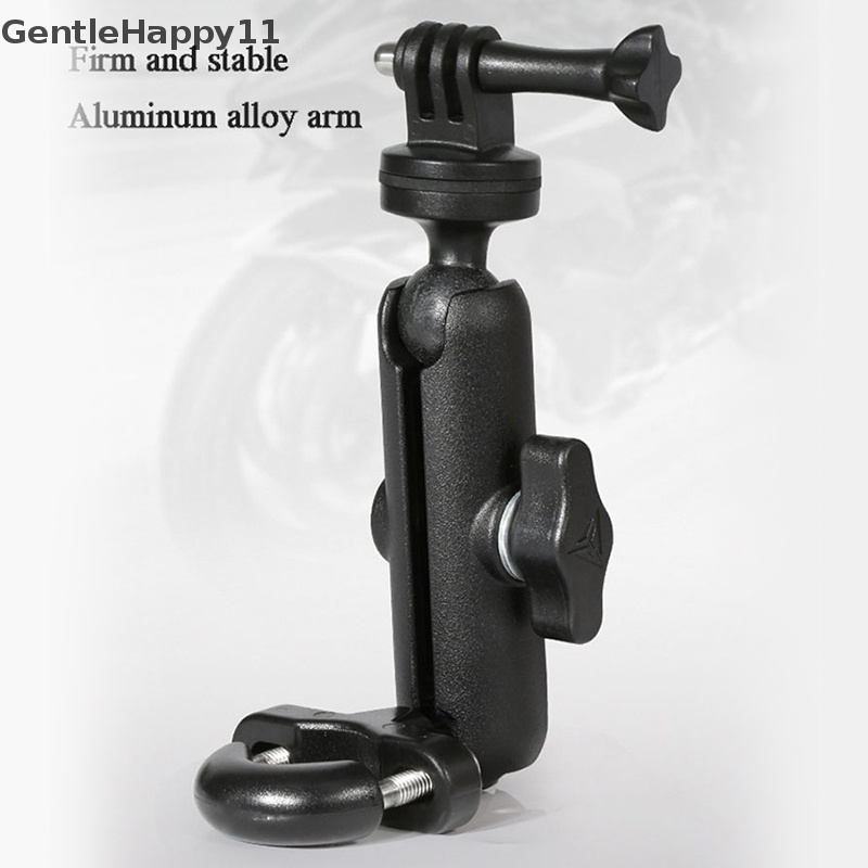 Gentlehappy Motor Sepeda Camera Holder Stang Mirror Mount Untuk GoPro Hero id