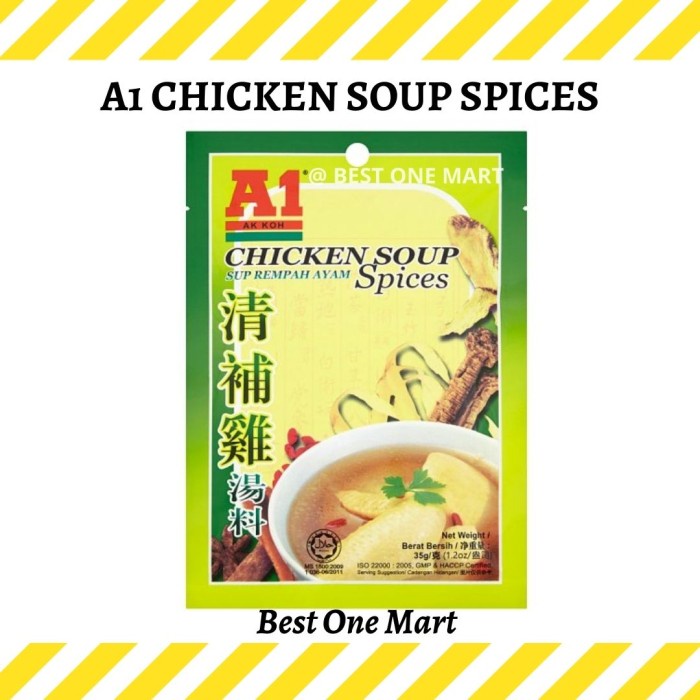 

[MS] A1 Chicken Soup Spices - A 1 Bumbu Sup Rempah Ayam 35 gr