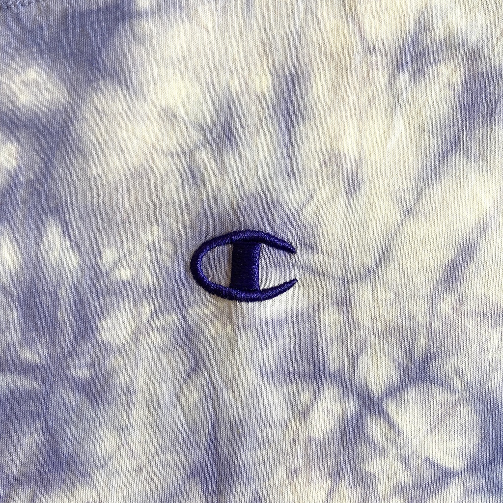 Champion Kaos Crop Top Tiedye Wanita Katun ORIGINAL