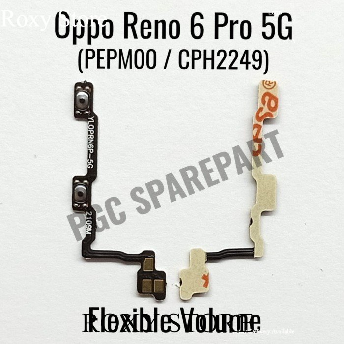 Ori Flexible Konektor Volume Oppo Reno 6 Pro 5G / PEPM00 / CPH2249