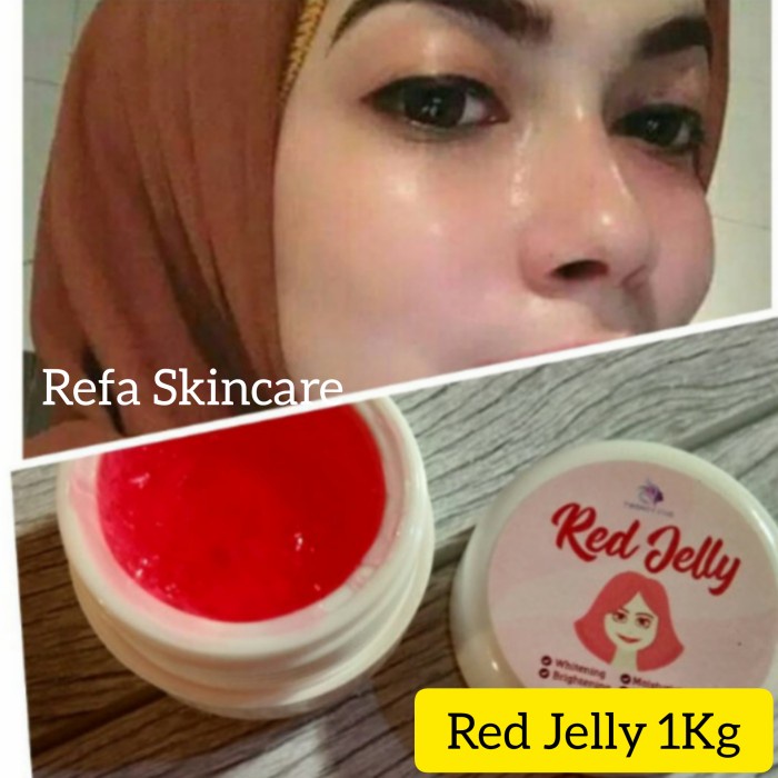 Terlaris Red Jelly Kiloan Glowing / Cream Jerawat Kiloan / Red Jelly 1000Gr