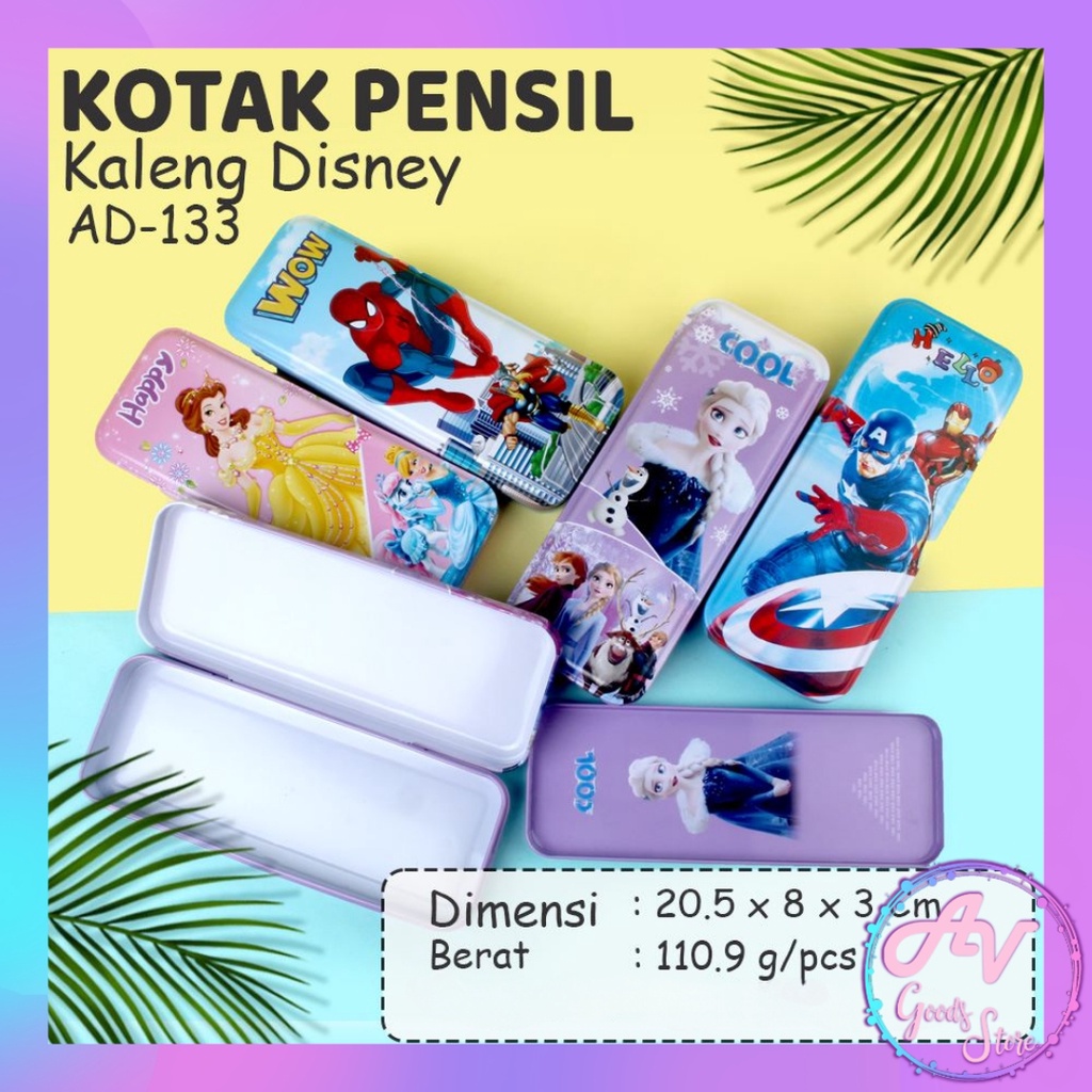 

Kotak Pensil Kaleng Karakter Portrait AD133 / Tempat Pensil Fancy