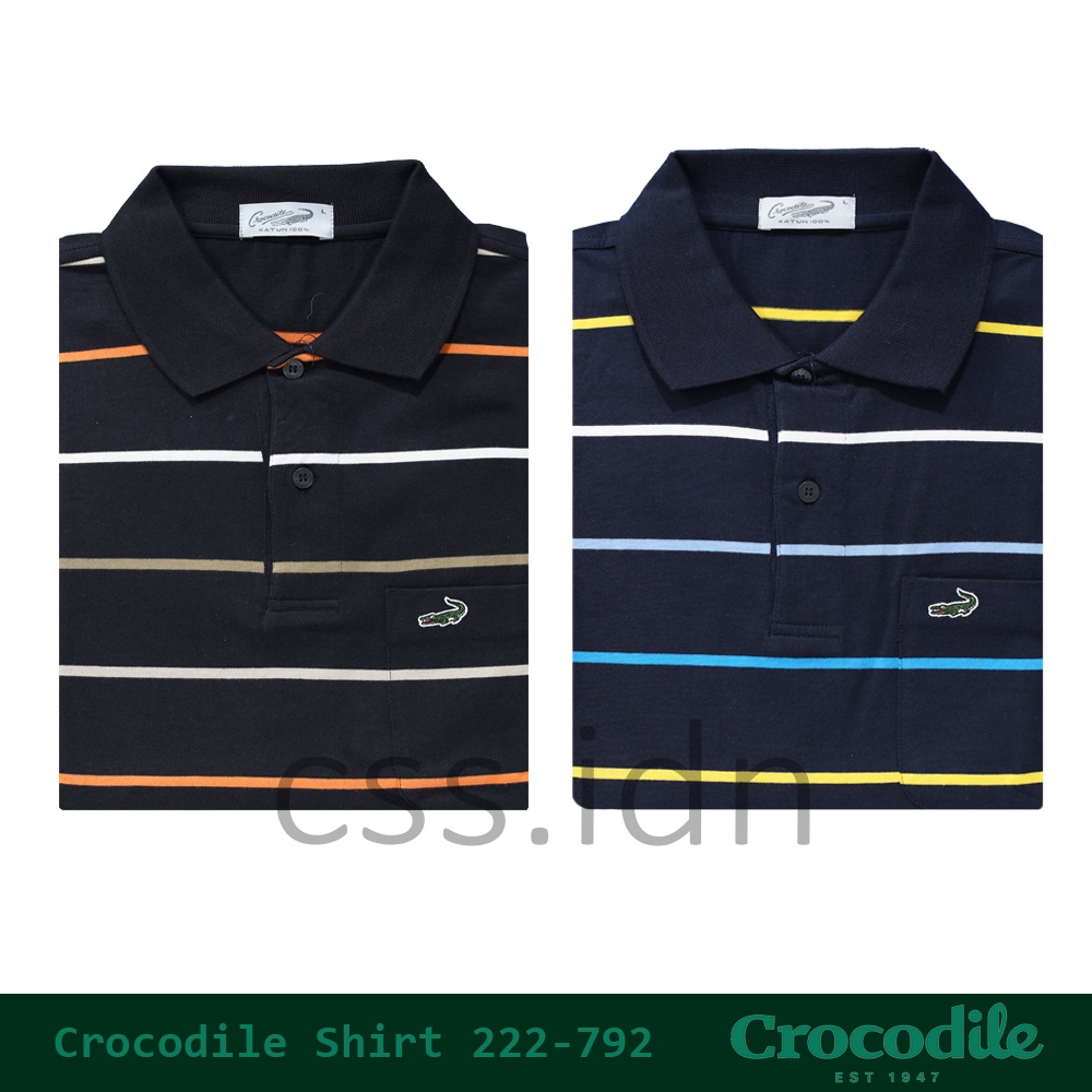 Kaos Kerah Polo Pria Crocodile Slim Fit 222-792