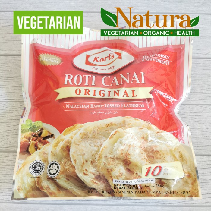 

Promo Terlaris Karts Roti Canai Original 10pcs Vegetarian Beku