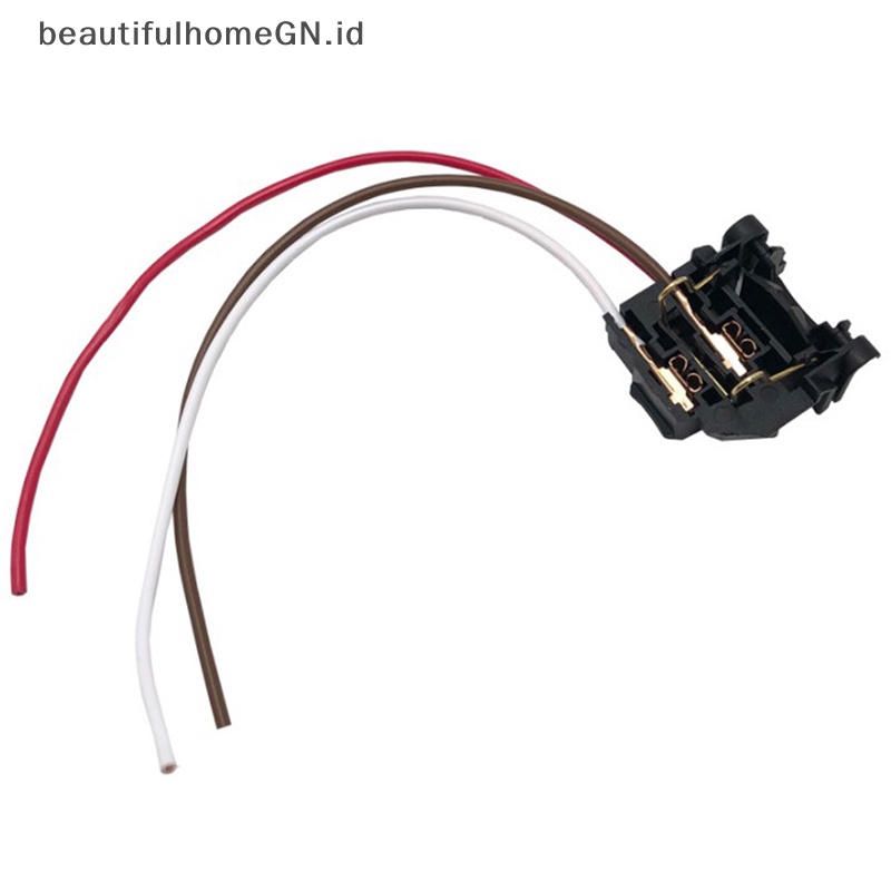 {Cantik} Black Car H7 Low Beam Lamp Headlight Bulb Holder Adapter Harness Cocok Untuk Fokus2 MK2 Fokus3 MK3~