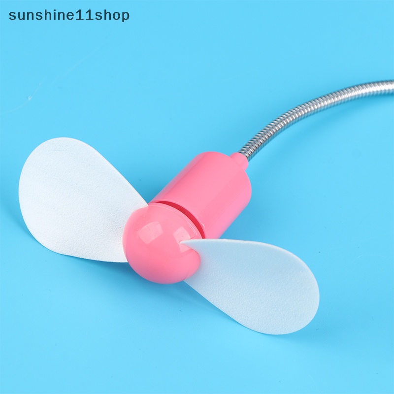 Sho Kipas Angin Mini USB Flexible Cooling Fan Mini Laptop PC Portable Cooler Untuk Komputer N