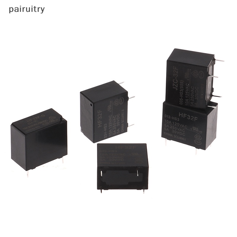 Relay PRT HF32F JZC-32F-005 009 012 024-HS3 4PIN 5A 10A JZC-32F-G-024-HS10A PRT