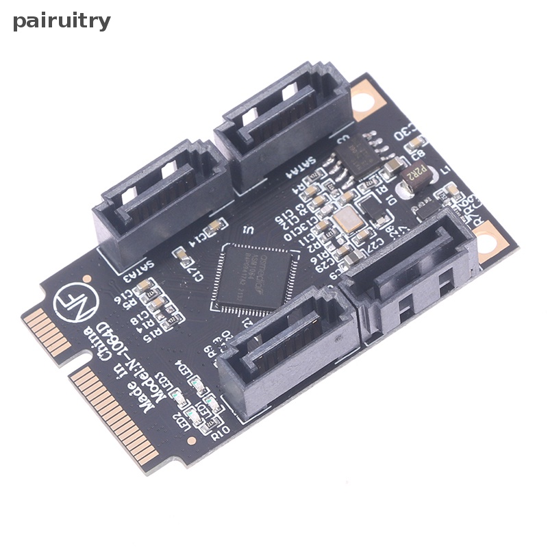 Prt Add On Kartu Mini PCI-E PCI Express Ke 4port SATA 3.0 Converter SSD HDD SATA3 PRT