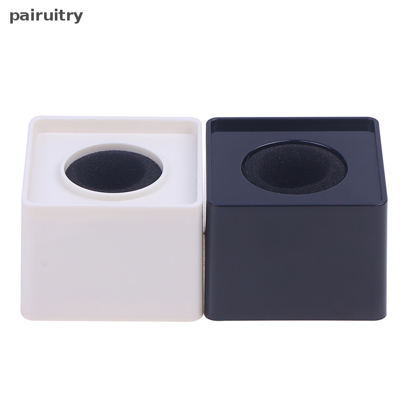 Prt 1Pc Bendera Mikrofon Persegi Stasiun Mic Kubus Interview Square Box Holder Decor PRT