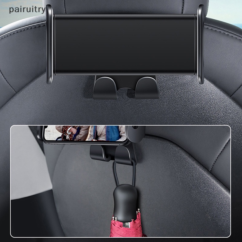 Prt 1Pc Untuk Tesla Model 3y Dudukan Belakang Phone Holder Hook Putar 360derajat Stand PRT