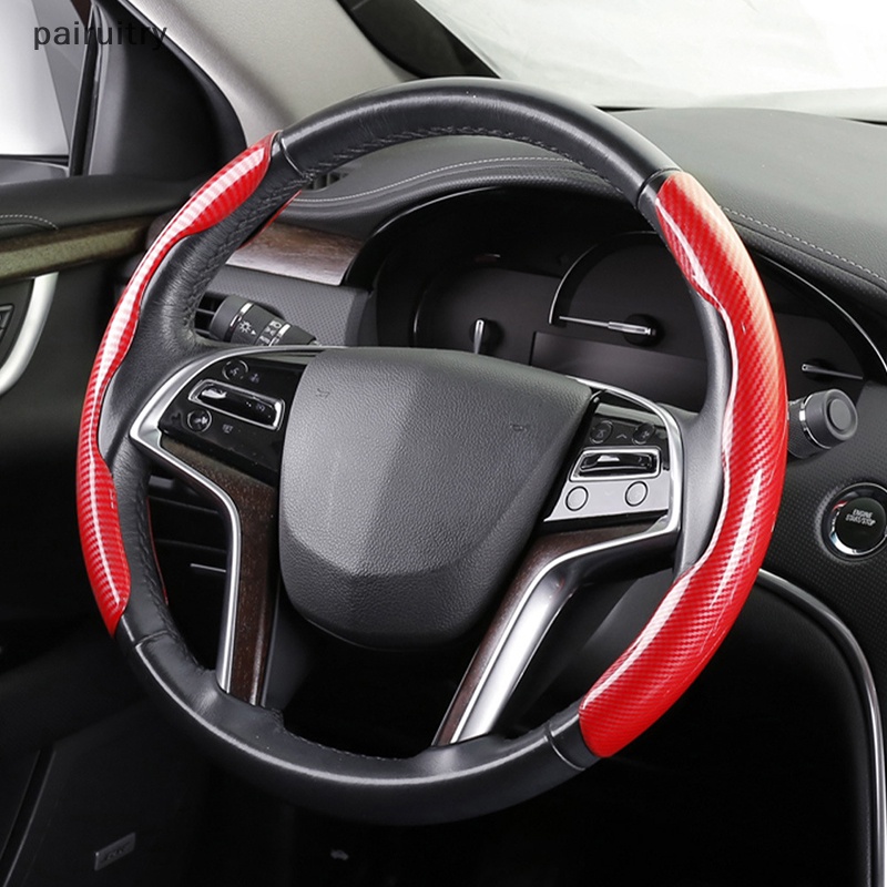 Prt Universal Non-Slip Carbon Fiber Penutup Kemudi Mobil Steering Wheel Booster Cover PRT