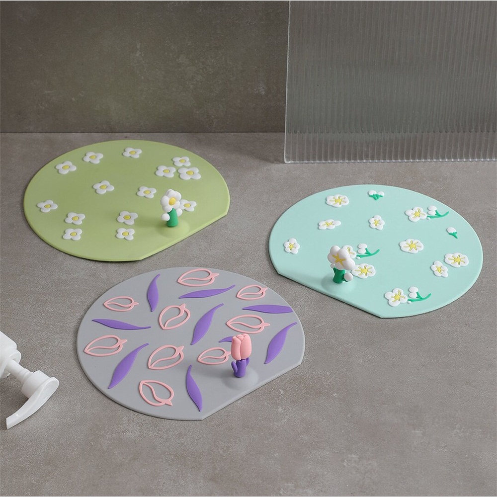 Home Floor Drain Odor Proof Penutup Wastafel Dapur Kamar Mandi Selokan Sealing Insect Proof Silang Tahan Bau Silicone Floor Drain Pad