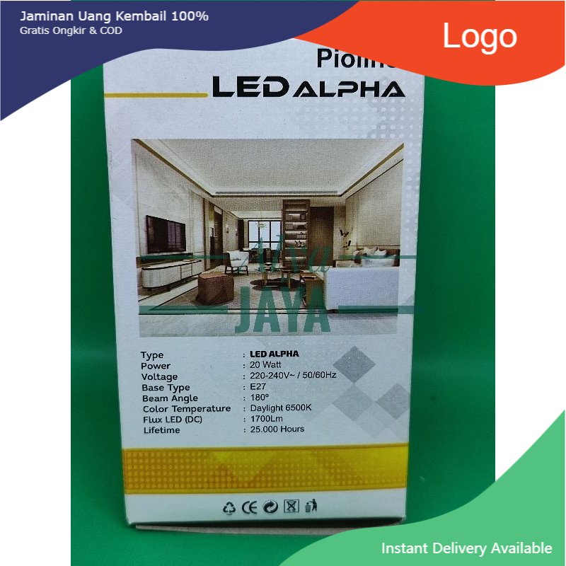 Lampu Led Pioline Alpha 20w Terang Termurah Berkualitas