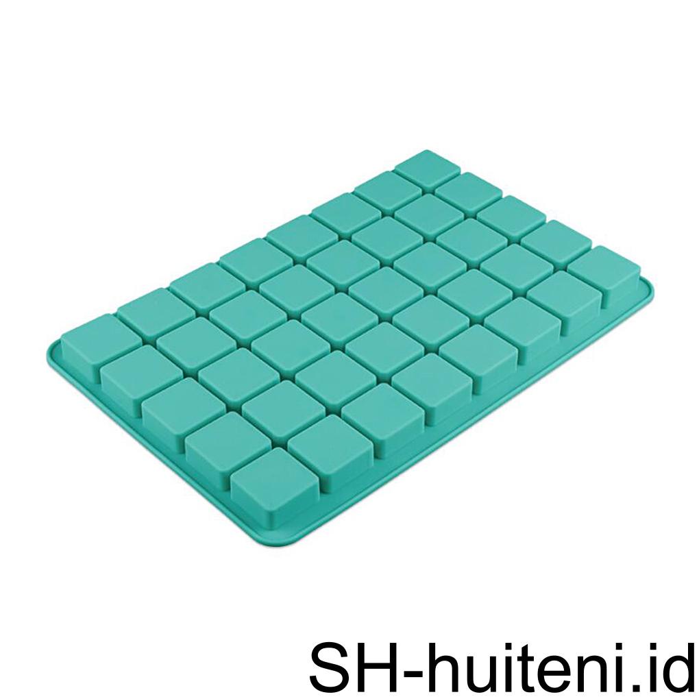 Cetakan Permen Silikon Persegi Tahan Panas Reusable Home Chocolate Kitchen Mould Bakeware