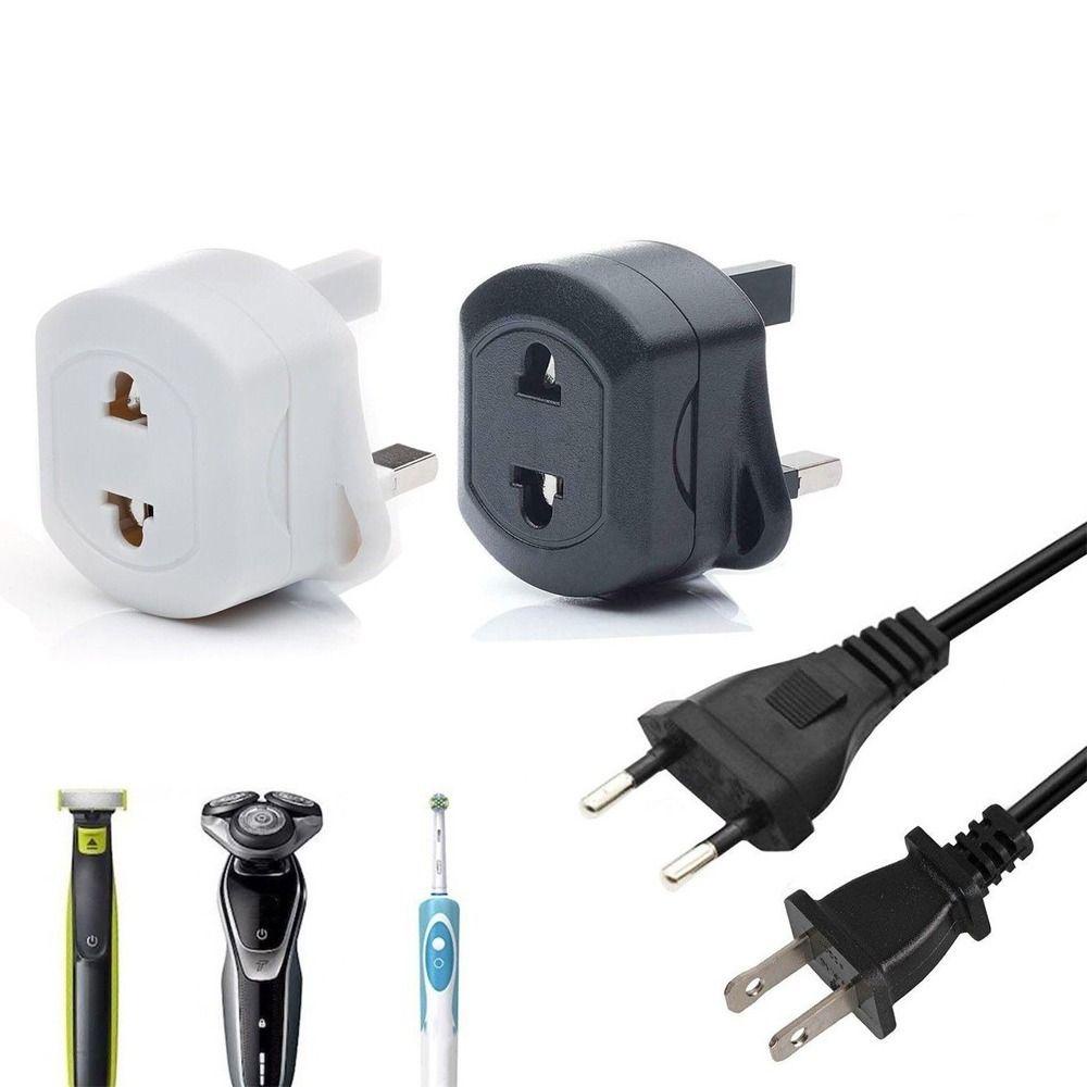 Colokan Charger Power Charger Universal 2pin Ke UK 3pin Populer Adaptor Travel