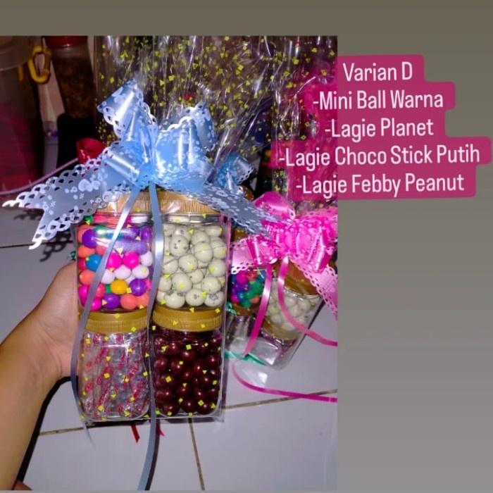 

Coklat Parcel isi 4 Toples - Varian "D