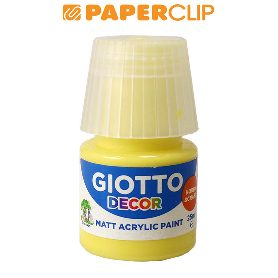 

CAT ACRYLIC DECOR GIOTTO 538102 25ML PRIMARY YELLOW