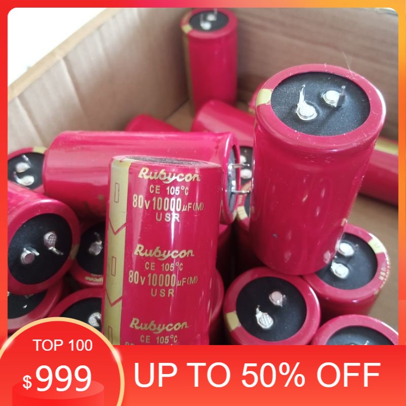 PROMO ELCO 10000uf 80v RUBYCON MERAH ORIGINAL