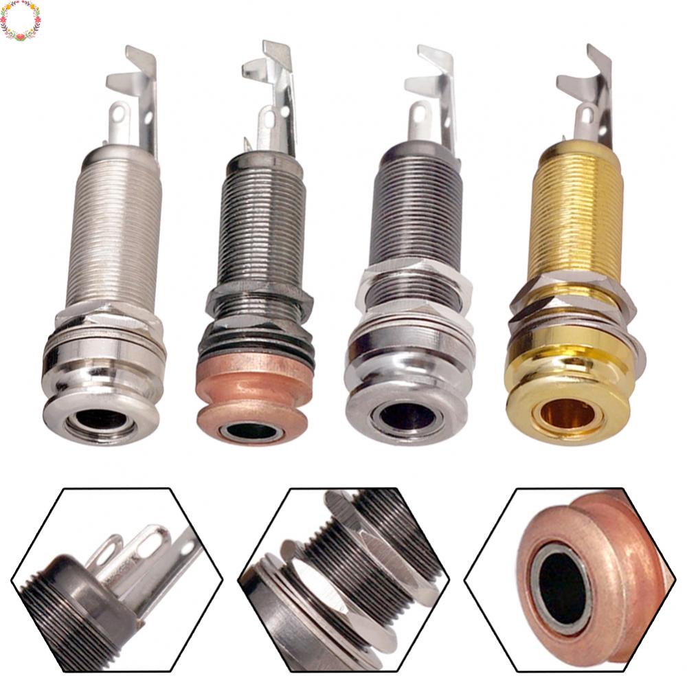 Jack Output Bass Soket Gitar Untuk Gitar Bass Elektrik Sensitivitas Tinggi