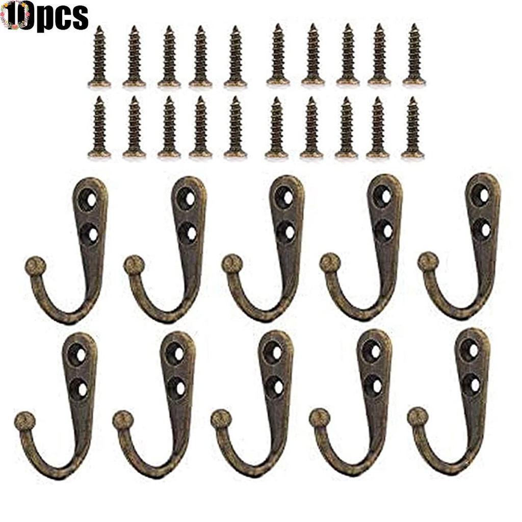 Hook Gamis Heavy Duty Set Gantungan Cabang Dinding Bisa Dipasang Untuk Baju Dan Aksesoris (10Pcs)