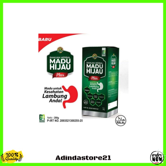 

GHA | Madu Hijau Ramuan Herbal Mazied Plus Madu Kesehatan Lambung 280gr