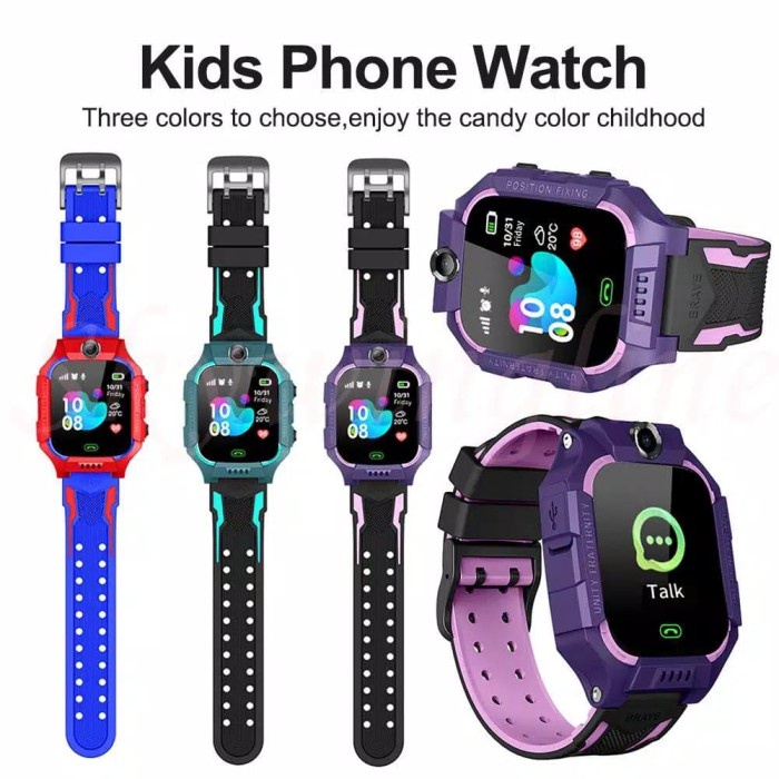 smartwatch SPIDERMAN jam tangan anak z6 imoo imo aimo tahan air - Kuning