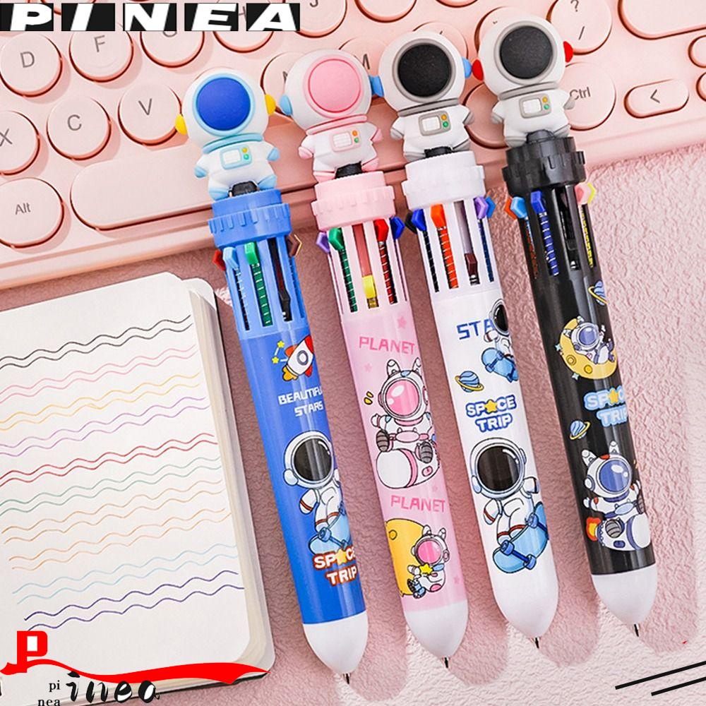 Nanas 3pcs Bolpoin Lucu Warna Warni Refill Alat Tulis Hadiah Siswa Press Type Gel Bolpen