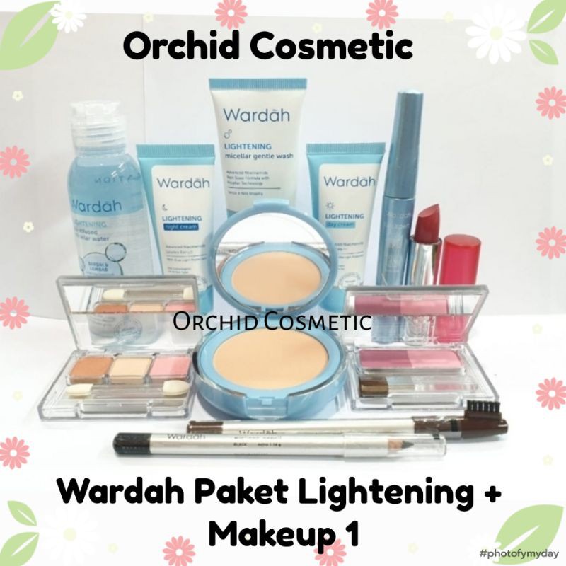 ❤️ H-Day ❤️ Lamaran Paket Seserahan Wardah Wardah Paket Lightening Makeup Lengkap 1  /