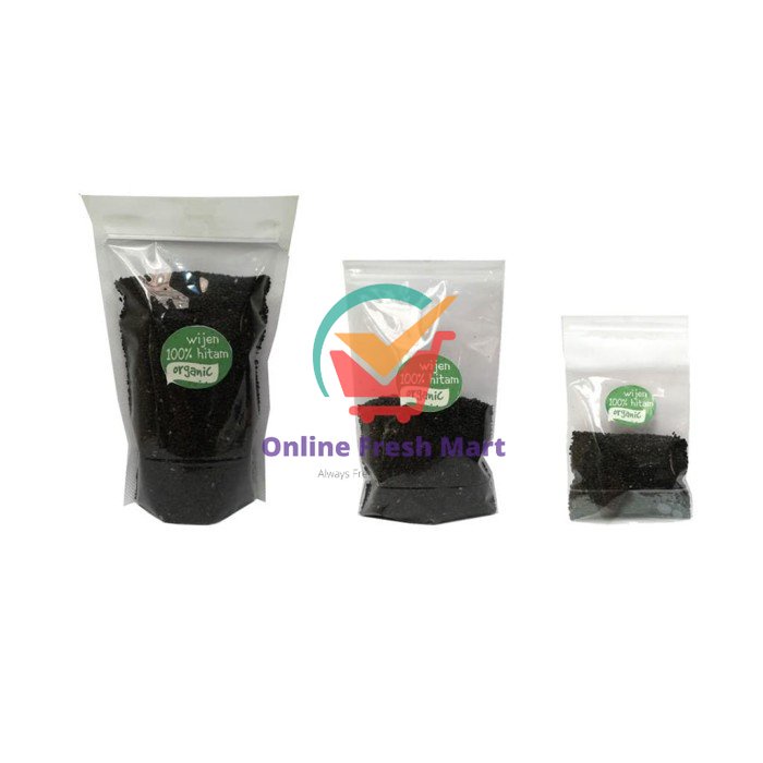

Wijen Hitam Black Sesame Seed Organik 250 gr - Online Fresh Mart Denpasar