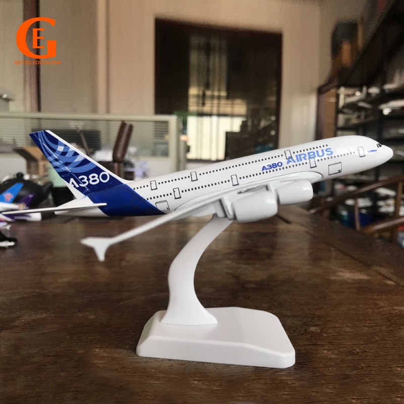 Airbus A380 Original Type Pesawat Model Diecast Alloy A380 Pesawat Model Mainan