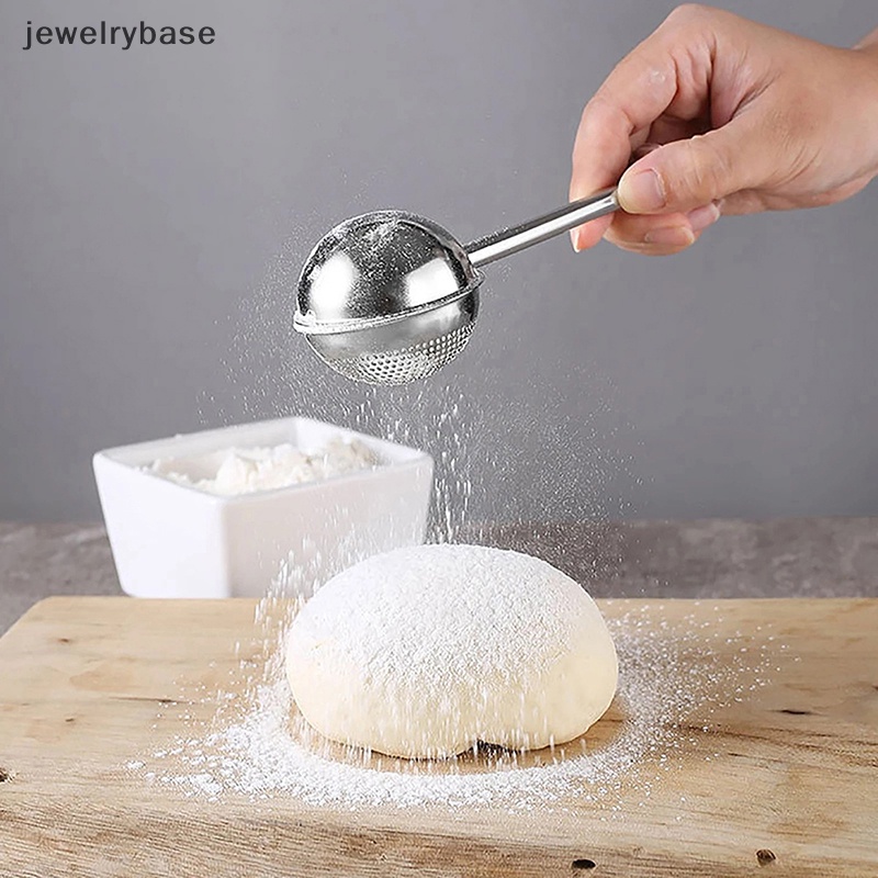 [jewelrybase] Powder Sugar Shaker Sifter Colander Sprinkle Tepung Alat Bumbu Baking Sifter Butik