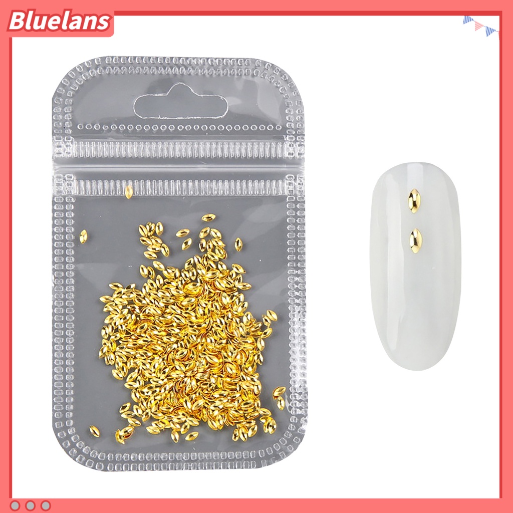 [BLM] 500pcs /Pack Stud Nail Art Desain Hollow Dekorasi Kuku Logam Fashion Manicure Rivet Sequin Untuk Kecantikan