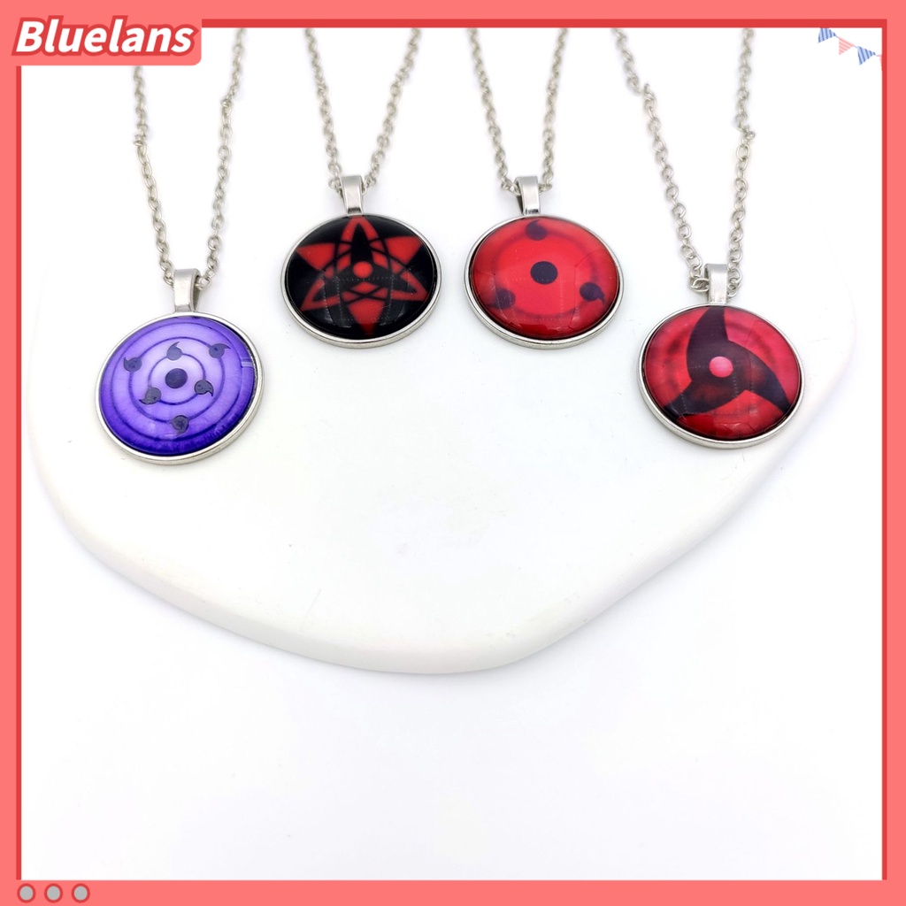 [BLS] Charm Kalung Anime Peripheral Pola Unik Bentuk Bulat Geometris Dengan Liontin Menghias Menawan Aksesoris Anime Naruto Liontin Kalung Untuk Penggemar Anime