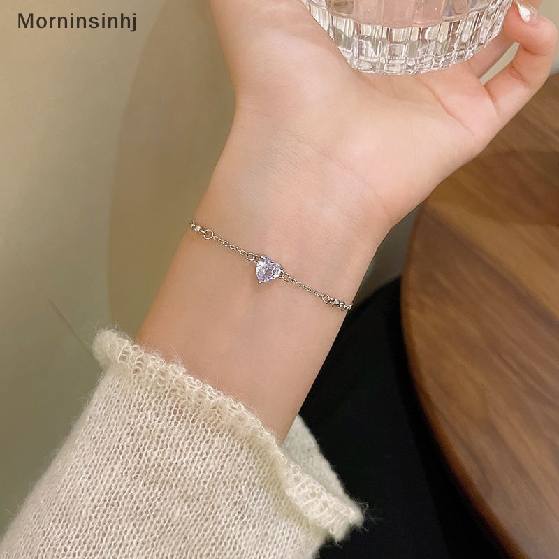 Mornin Mewah Berkilau Adjustable Zirkon Gelang Cinta Tarik Gelang Untuk Wanita Fashion Kreatif Perhiasan Pernikahan Hadiah Ulang Tahun id