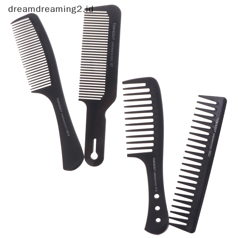 (drea) Sisir Potong Rambut Plastik Sisir Barber Sisir Styling Rambut Alat Sisir Gigi Halus //