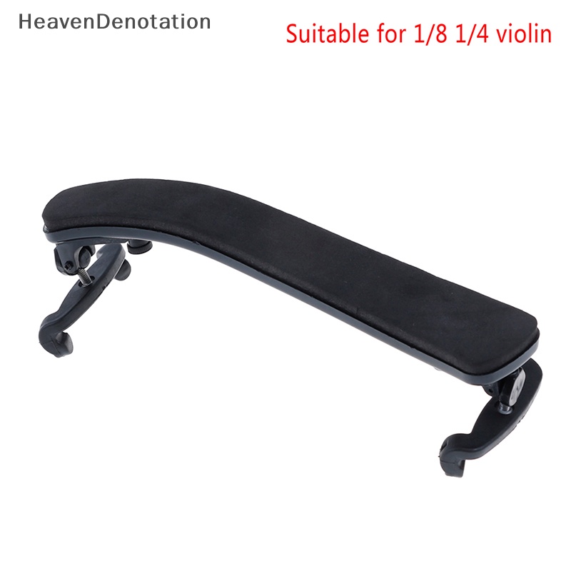 [HeavenDenotation] Violin shoulder rest adjustable pad support Untuk Biola1 /2-4 /4 1/8-1 /4 Hitam HDV