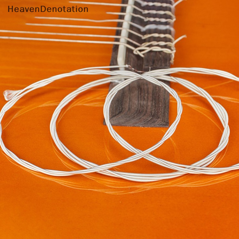 [HeavenDenotation] 6pcs Set Senar Gitar Nylon Silver Strings Untuk Gitar Klasik Classic HDV