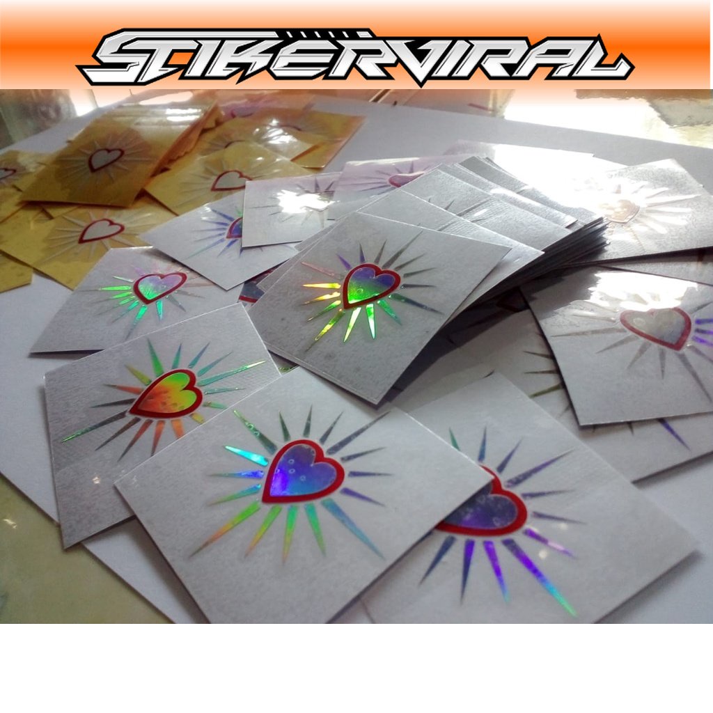 

stiker psht hati bersinar original keren cuntting komputer