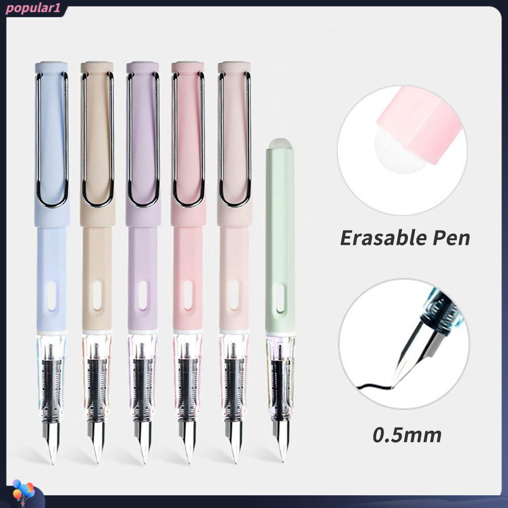 Popular Fountain Pens Perlengkapan Sekolah Kantor Gel Pen Untuk Pelajar Alat Menulis Dengan Bertudung