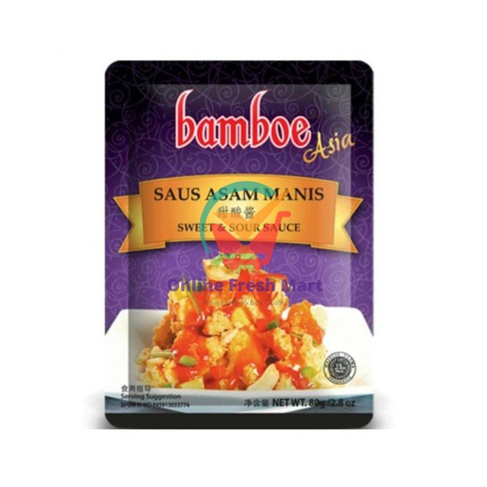 

Bamboe Asia Saus Asam Manis 80 gr - Online Fresh Mart Denpasar