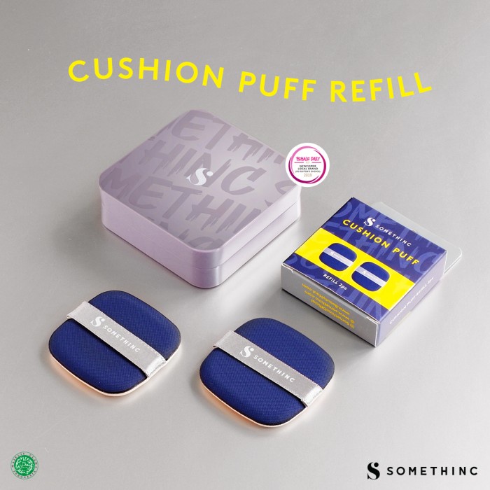 SOMETHINC Cushion Puff Puf Bedak Refill Isi Ulang
