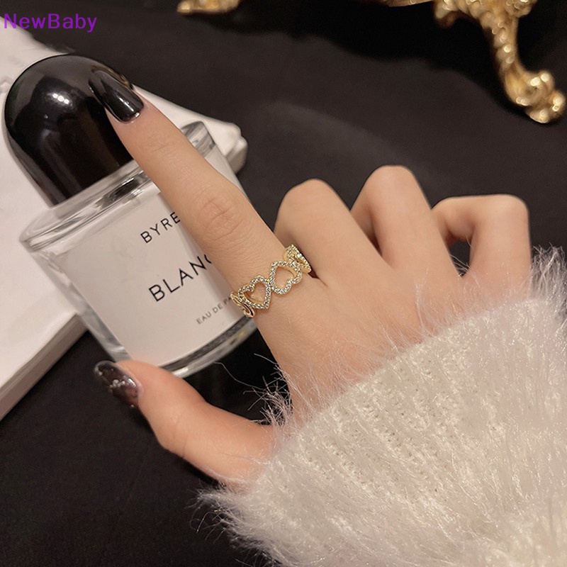 Newbaby Cincin Emas Romantis Dan Wanita Tercinta Perhiasan Korea Fashion Baru Pernikahan ID