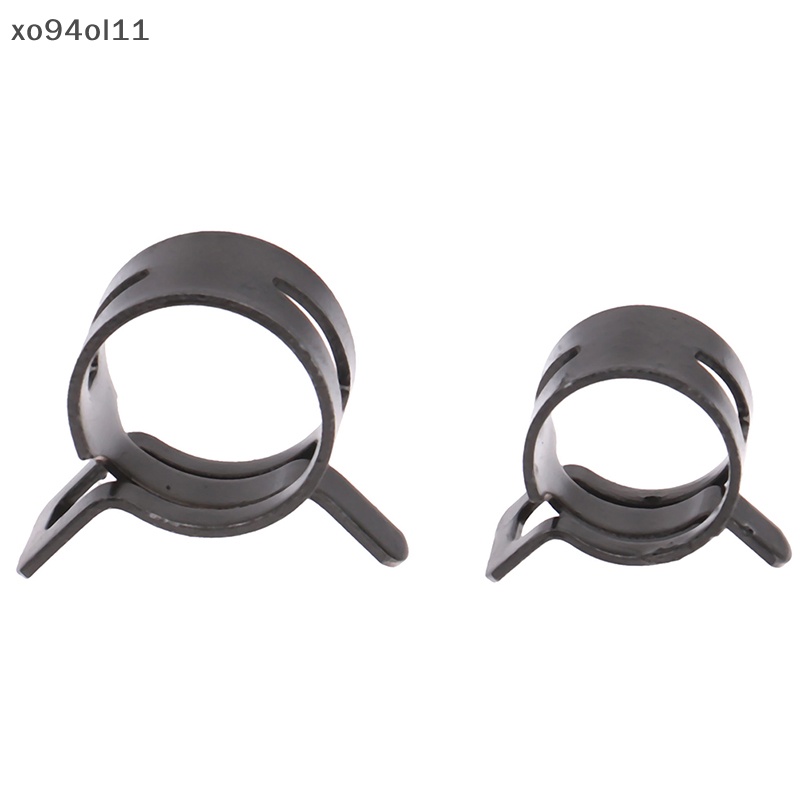 Xo 10Pcs Klem Selang Bakar Jalur Selang Air Pipe Clamp Hoops Air Tube Pengikat Spring Clips Diameter 6mm 7mm 8mm 10mm 12mm 14mm 16mm 20mm OL