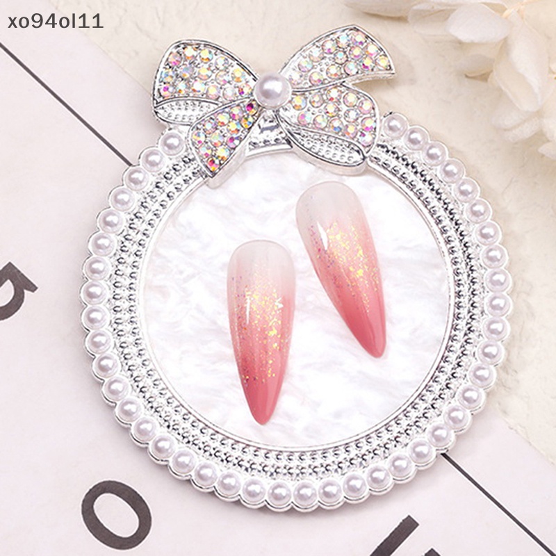 Xo Resin Nail Art Paint Gel Polish Palette Display Holder Papan Piring Pigmen Warna OL