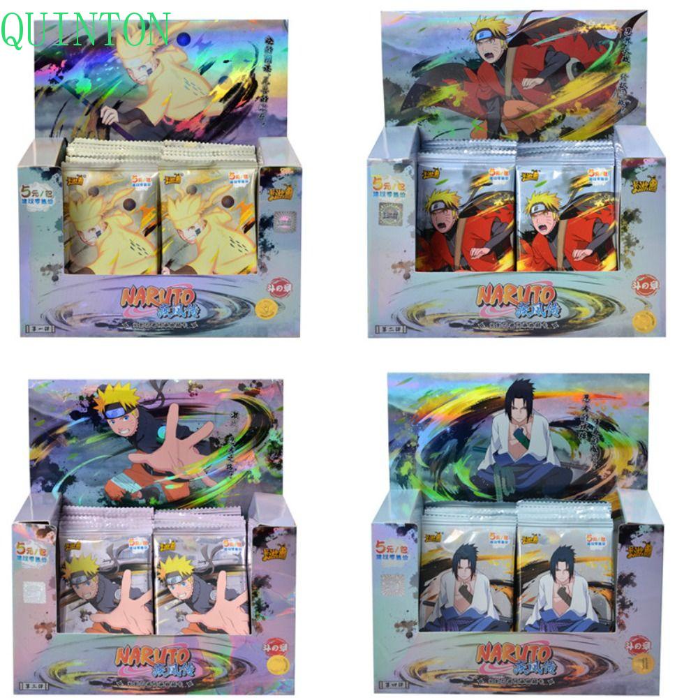 Quinton Original Naruto Kartu Kartun Anime Klasik Mainan Hadiah Natal Komponen Game Aksesoris Game Flash Cards Mainan Animasi Naruto Card