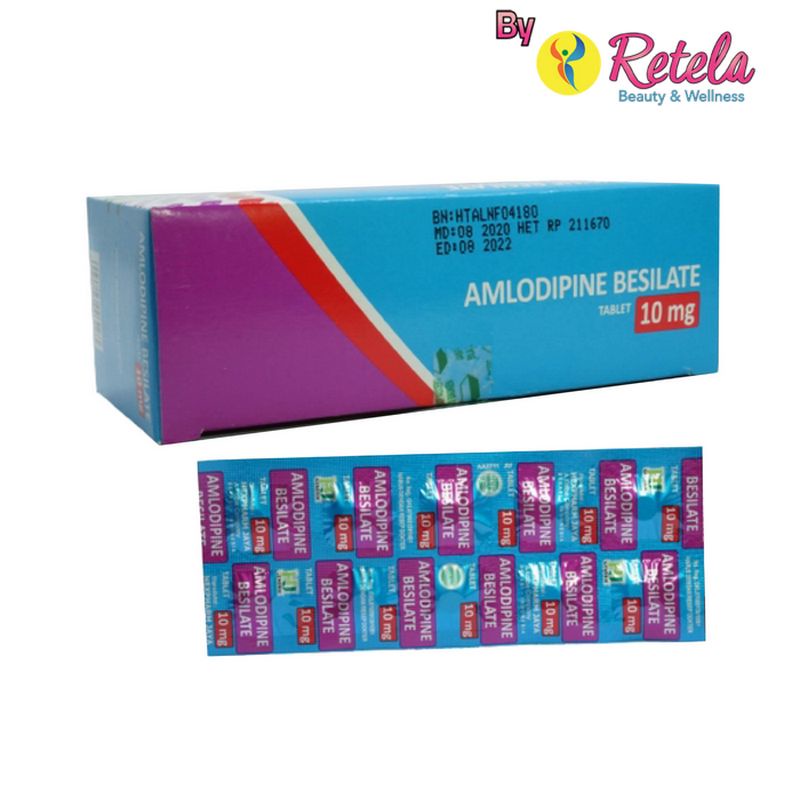 AMLODIPINE 10 MG 1 STRIP 10 TABLET