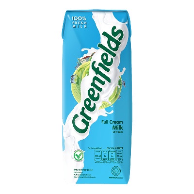 

Greenfields Susu UHT Full Cream 250 ml x 3 pcs