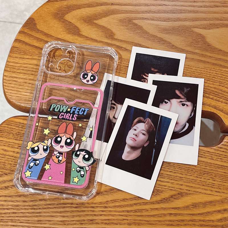 Card Case The Powerpuff Girls Soft Case HP iP iPhone 14 13 12 11 Pro X XS XR Max 7 8 + Plus FTD Casing Apple